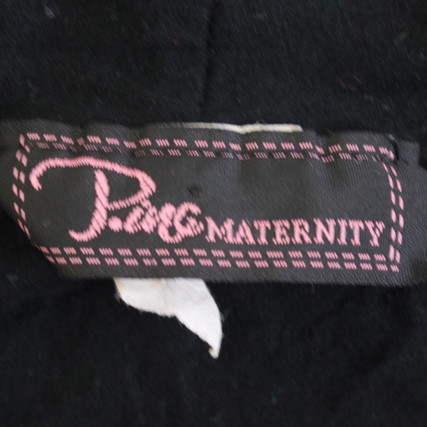 P.inc Maternity Women's M Black Stretchy Cardigan with Pockets