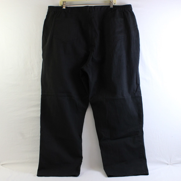 Ruby Rd. Women's 24W Black Elastic Waist Straight Leg Jeans