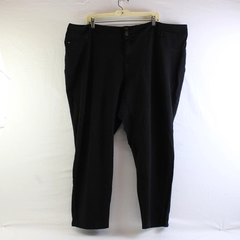 Terra & Sky Women's 24W Black Stretch Tapered Leg Jeggings