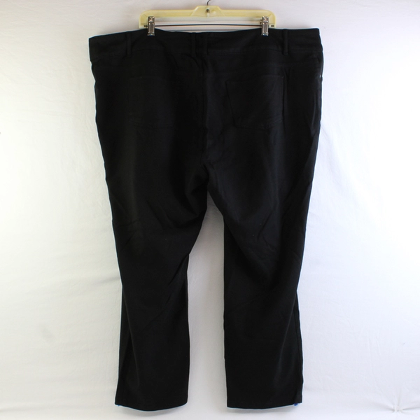 Terra & Sky Women's 24W Black Stretch Tapered Leg Jeggings