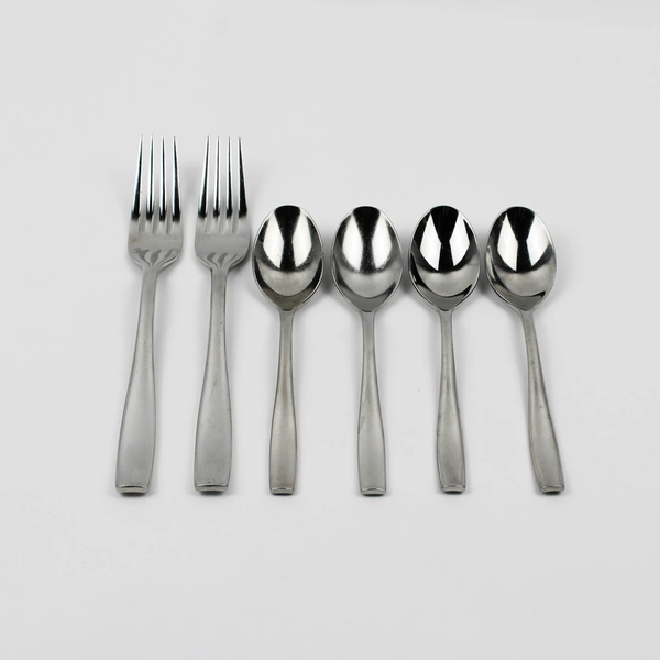 Lot Of 6 International Silver Scandia (Stainless) Flatware 2 Forks 4 Teaspoons