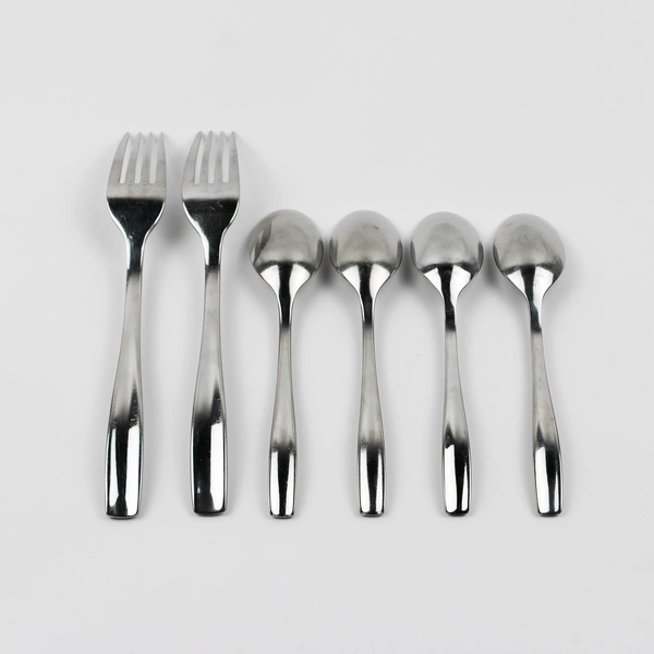 Lot Of 6 International Silver Scandia (Stainless) Flatware 2 Forks 4 Teaspoons