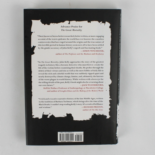 The Great Mortality An Intimate History of the Black Death John Kelly 2005 HC DJ