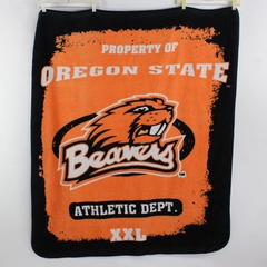 The Northwest OSU Beavers Fleece Throw Blanket Orange/Black 49.5" x 58"