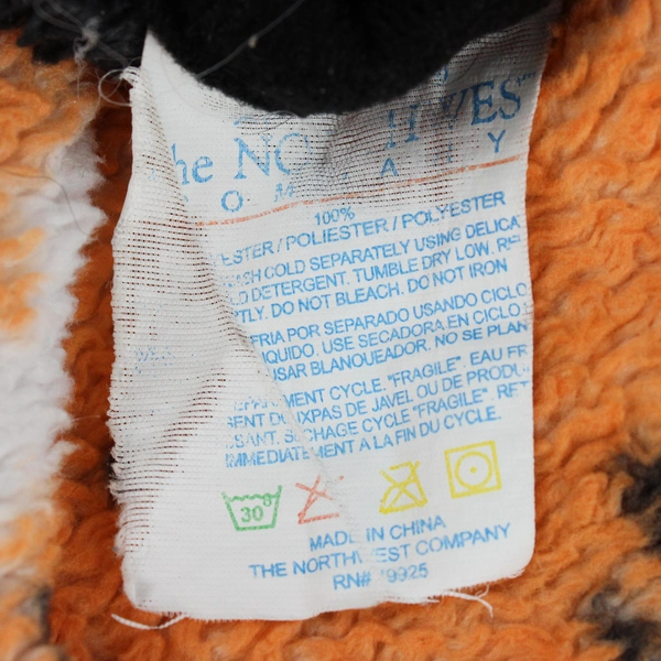 The Northwest OSU Beavers Fleece Throw Blanket Orange/Black 49.5" x 58"