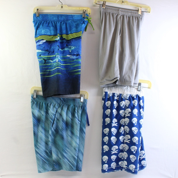 Lot of 4 Multiple Brands Child's 14/16 Basketball and Swim Shorts
