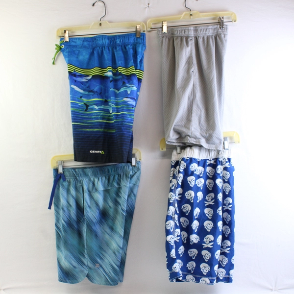 Lot of 4 Multiple Brands Child's 14/16 Basketball and Swim Shorts