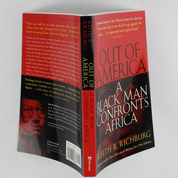 Out of America A Black Man Confronts Africa by Keith B Richburg 1998 Paperback