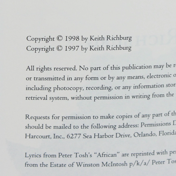 Out of America A Black Man Confronts Africa by Keith B Richburg 1998 Paperback