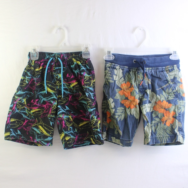 Lot of 2 Wonder Nation Child's M(8) Swim Shorts