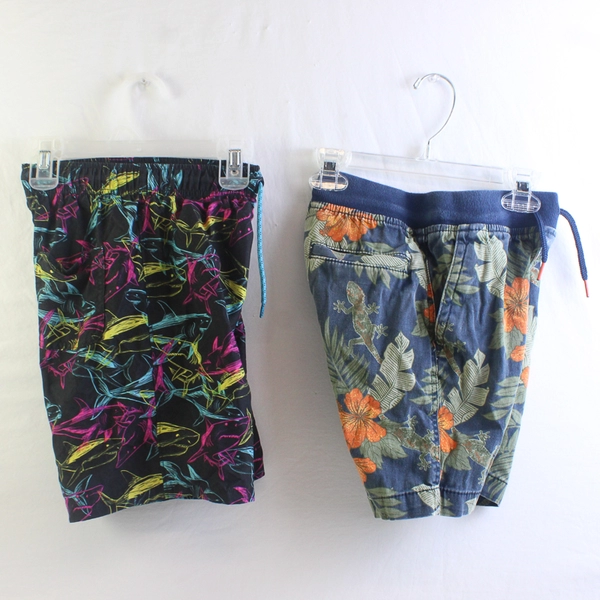 Lot of 2 Wonder Nation Child's M(8) Swim Shorts