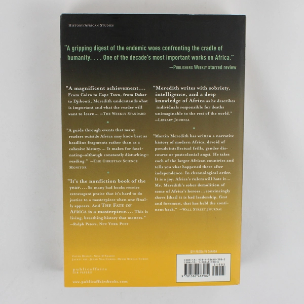 The Fate of Africa by Martin Meredith 50 Years of Independence 2005 Paperback