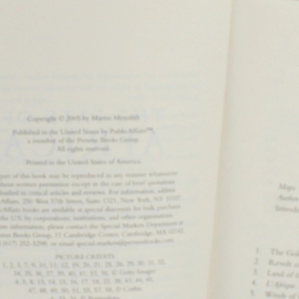 The Fate of Africa by Martin Meredith 50 Years of Independence 2005 Paperback