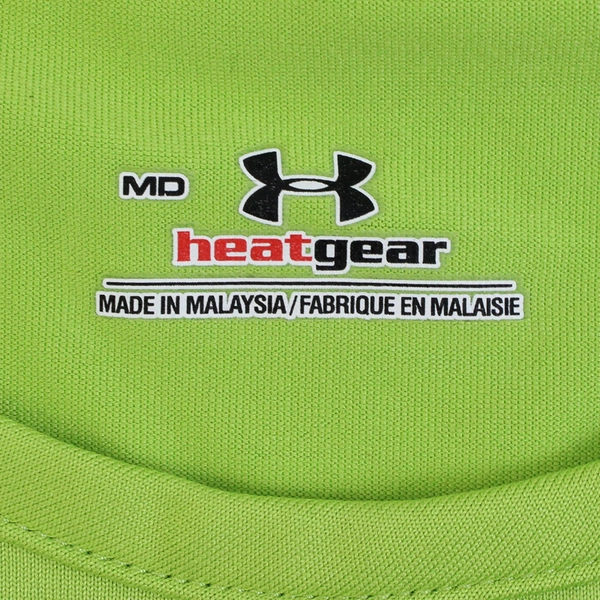 Under Armor Heat Gear Lime Green Athletic Tank Top Women's Size Medium
