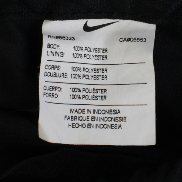 Nike Swoosh Black Drawstring Workout Gym Bag