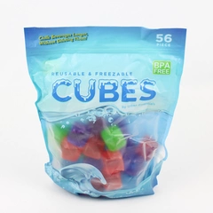 Urban Essentials 35 Out Of 56 Colorful Multicolor Reusable Plastic Ice Cubes