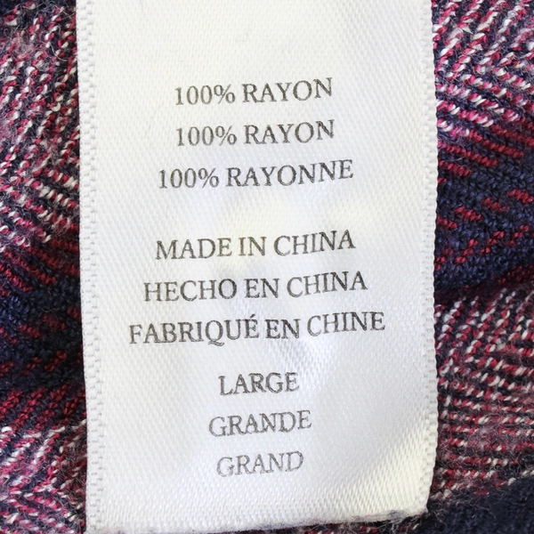  Rails Blue and Red Plaid Button-Up Shirt Women's Size Large