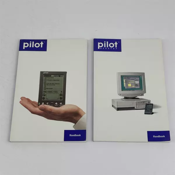 1996 US Robotics Pilot Desktop Computer And Palm Pilot Handbooks