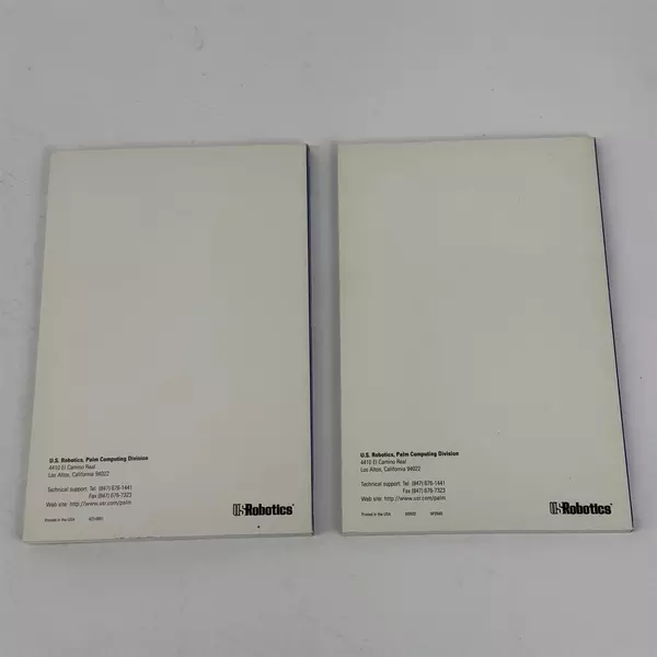 1996 US Robotics Pilot Desktop Computer And Palm Pilot Handbooks