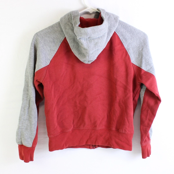 Nike Skateboarding Red and Gray Zip-Up Hoodie Youth Size Small 8-10 Yrs