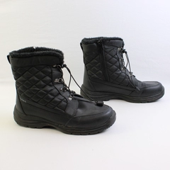 Totes All Weather Footware Troy Solid Black Color Snow Boots Women's Size 10