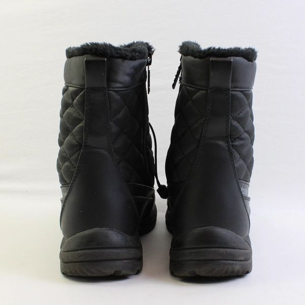 Totes All Weather Footware Troy Solid Black Color Snow Boots Women's Size 10