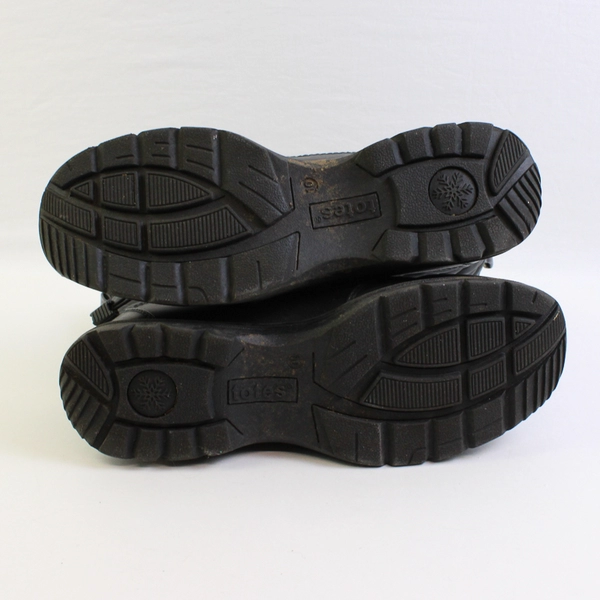 Totes All Weather Footware Troy Solid Black Color Snow Boots Women's Size 10