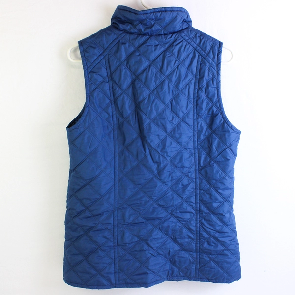 Marc New York Andrew Mark Quilted Blue Vest Women's Size Small