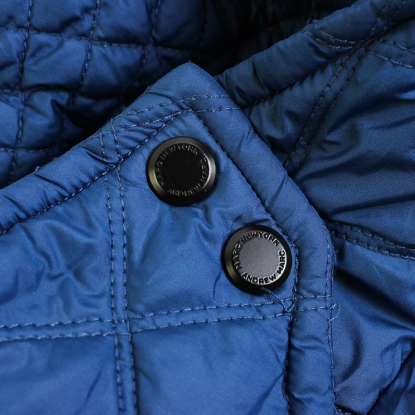 Marc New York Andrew Mark Quilted Blue Vest Women's Size Small