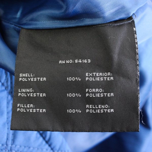 Marc New York Andrew Mark Quilted Blue Vest Women's Size Small