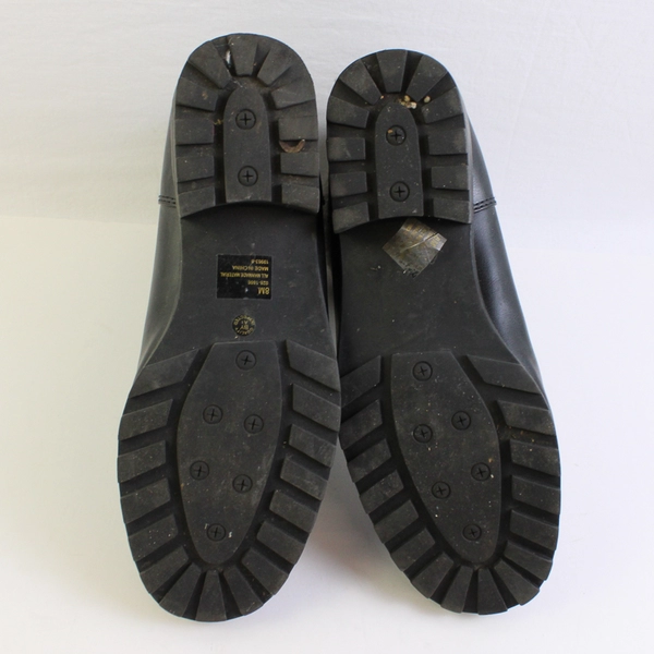 St. John's Bay Faux Leather Ankle Boots 1.5" Heel Women's Size 8M