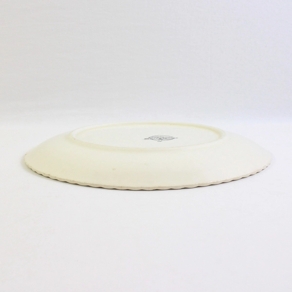 VTG Blue Ridge Southern Potteries Hand-Painted Floral Dinner Plate 9.25" FLAW