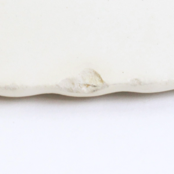 VTG Blue Ridge Southern Potteries Hand-Painted Floral Dinner Plate 9.25" FLAW