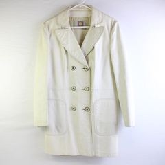 Lantry Leathers Women's M Ivory Lined Leather Jacket