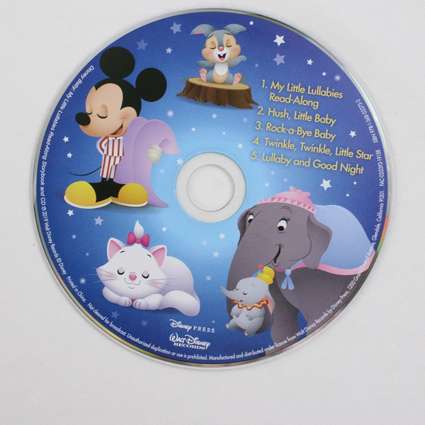 Disney Baby My Little Lullabies Read-Along Storybook & CD 2019 Board Book