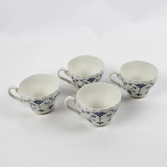 Set of 4 Myott Staffordshire Finlandia Ceramic Flat Cups