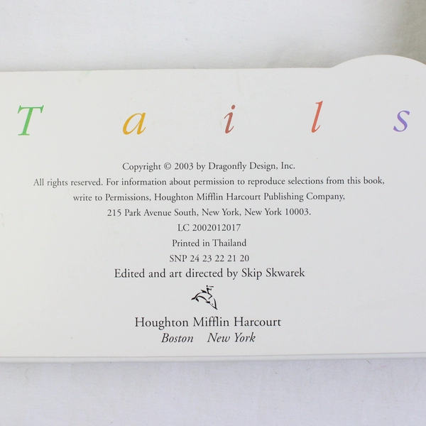 Tails by Matthew Van Fleet 2003 Board Book Houghton Mifflin Harcourt