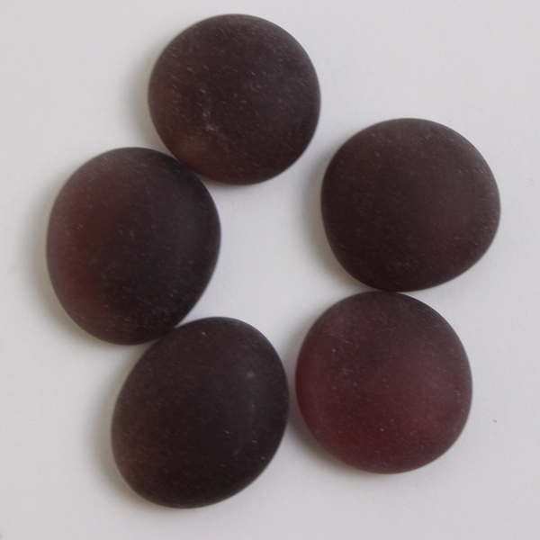 Lot Of 250 Aquarium Glass Stones Pebble Shaped 80 Green 120 Red 50 Red Black