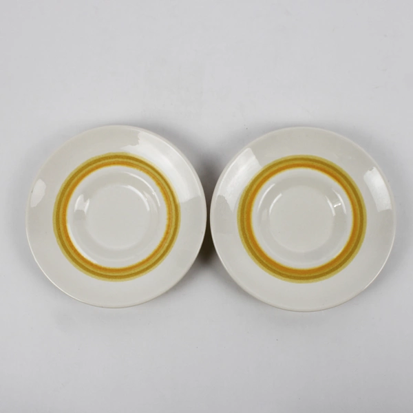 Set of 2 Franciscan Sundance Replacement Ceramic Saucers