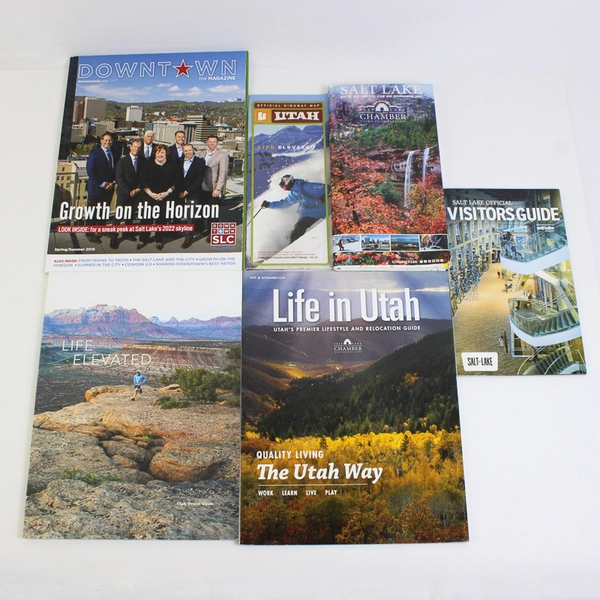 A Lot of Utah Travel Guides Maps & The Downtown SLC Magazine Good Condition