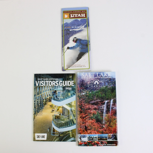 A Lot of Utah Travel Guides Maps & The Downtown SLC Magazine Good Condition