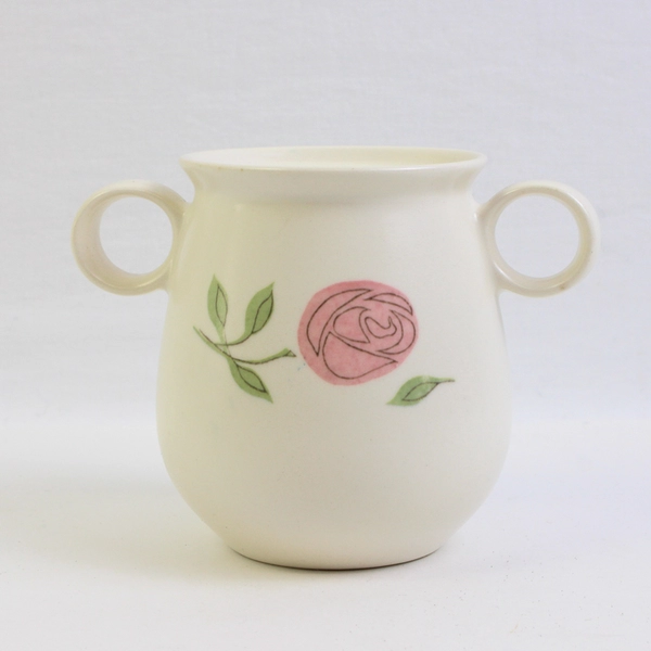 VTG Vernon Kilns Rose A Day MCM Ceramic Sugar Bowl No Lid