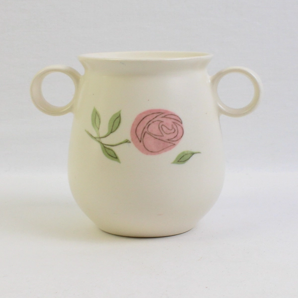 VTG Vernon Kilns Rose A Day MCM Ceramic Sugar Bowl No Lid