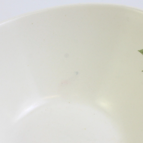 VTG Vernon Ware by Metlox Rose A Day MCM Ceramic Coupe Cereal Bowl 6 1/4"