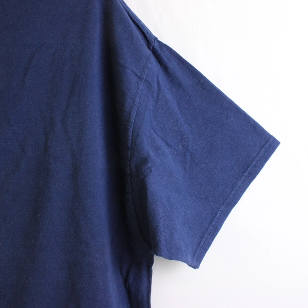 Hanes Solid Blue Color Short Sleeve Sun & Moon Printed T-Shirt Men's Size XL