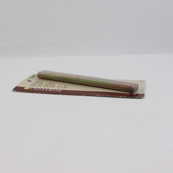 Portfolio 2 Ct 6" Long Threaded Brass Nipples For Lamps Zinc Plated #0046797