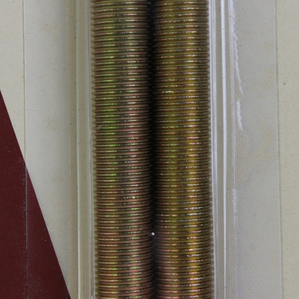 Portfolio 2 Ct 6" Long Threaded Brass Nipples For Lamps Zinc Plated #0046797