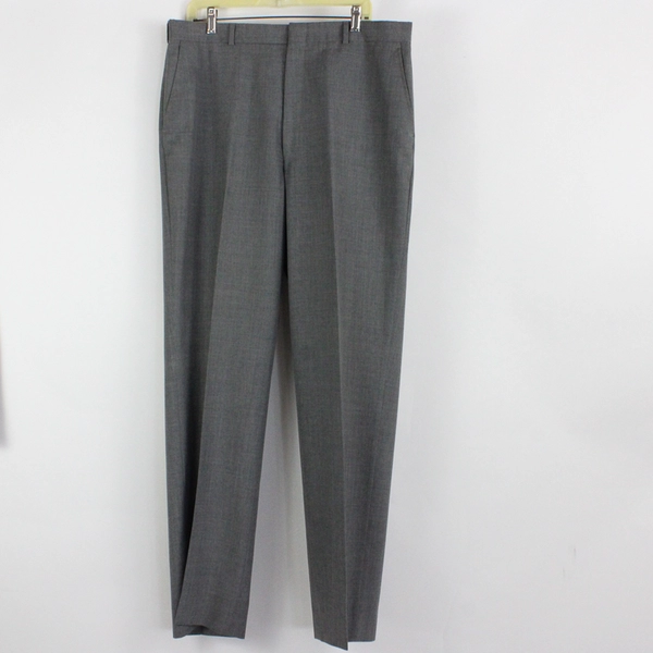 Vintage 80's Kingsridge Custom Men's Gray 2 Piece Suit 44R and 38/33