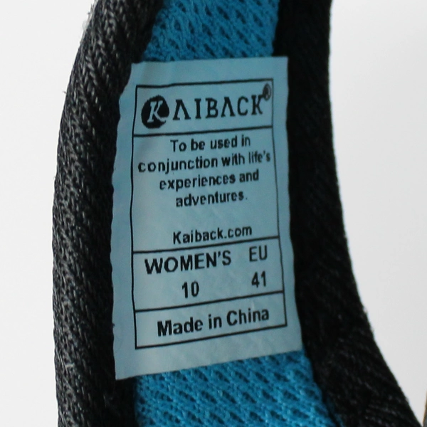 Kaiback Lakeside Sport Flip Flop Outdoor Sandal Blue/Black Women's Size 10