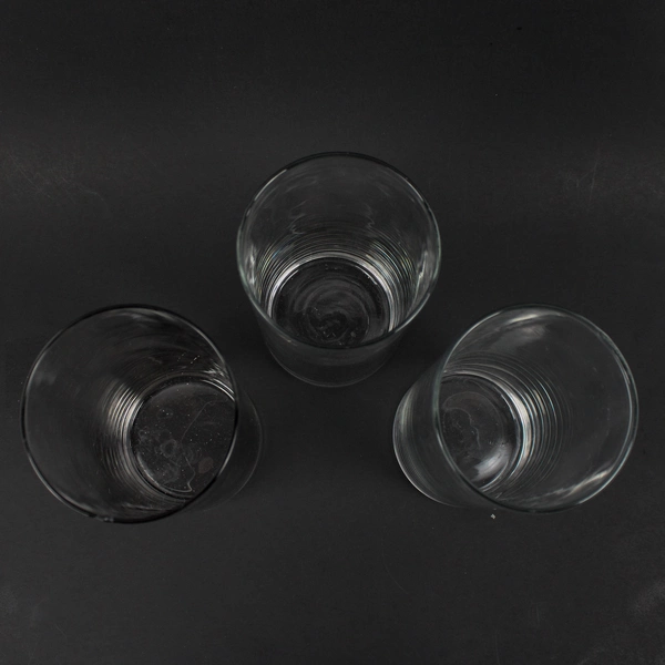 Lot Of 3 Unbranded Clear Glass Cylinder Vase 1 7.75" Tall 2 7.5" Tall